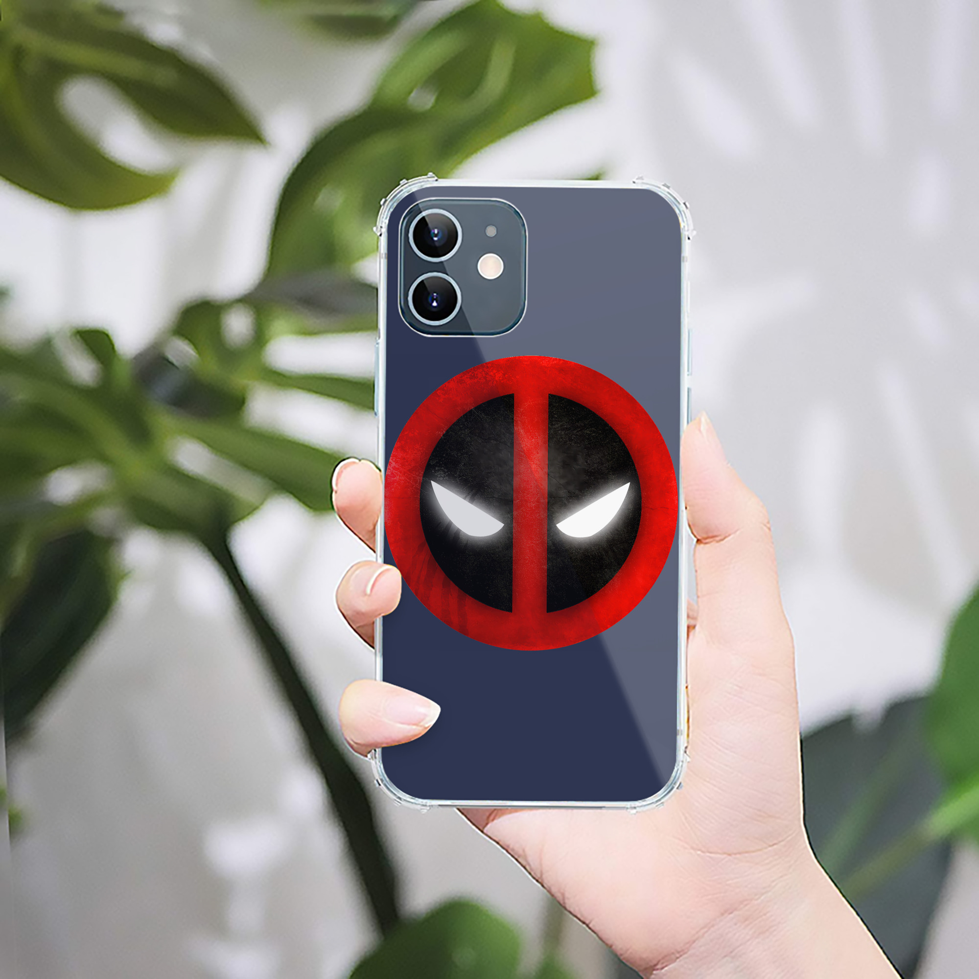 （画像用） Deadpool デッドプール 【iPhone 12シリーズ対応】透明スマホケース（クリアソフトケース）